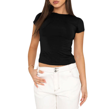 Isla – Slim fit crop top