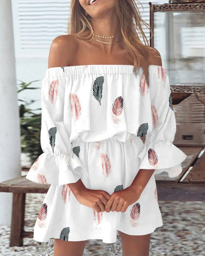 Elena – Off-shoulder midi jurk