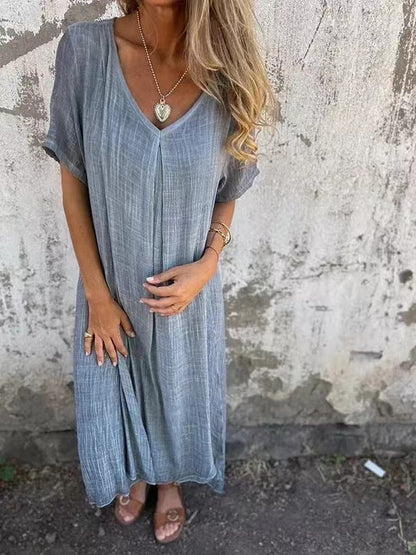 Ria™ | Comfortable Dress with V-Neck