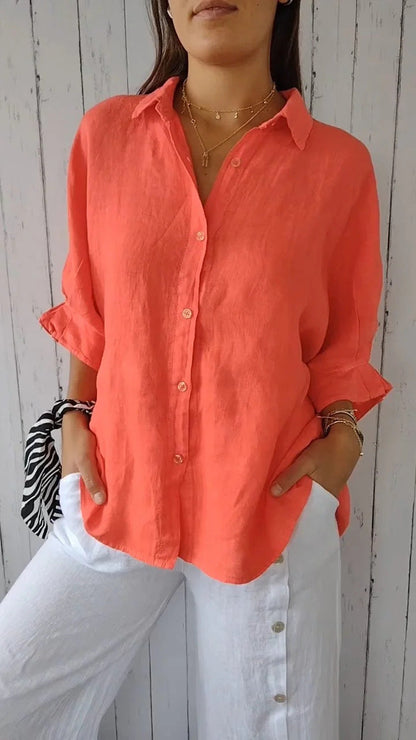 Sophie – Linnen blouse