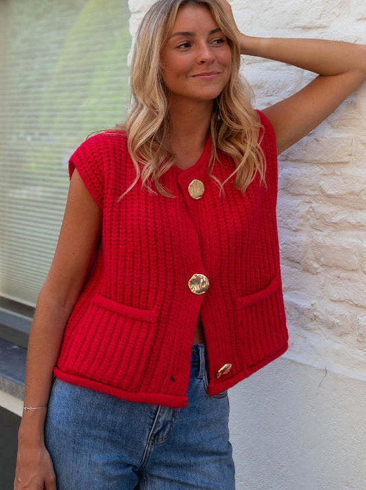 Lotte – Knitted cardigan with buttons