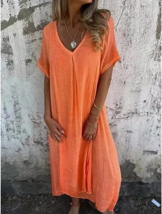 Ria™ | Comfortabele jurk met V-hals
