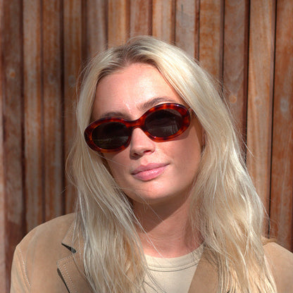 Positano Brown Turtle Solbrille - PREMIUM | WOMEN