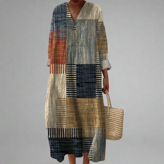 Thalie | Elegant Geometric Dress