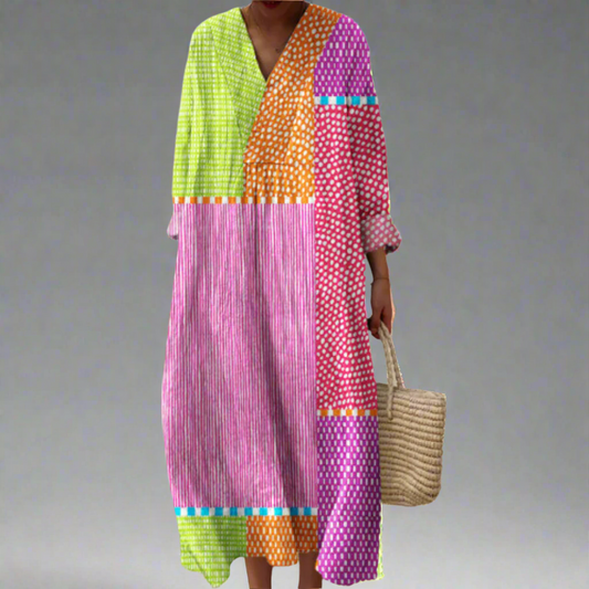 Sabina | Elegant Geometric Dress
