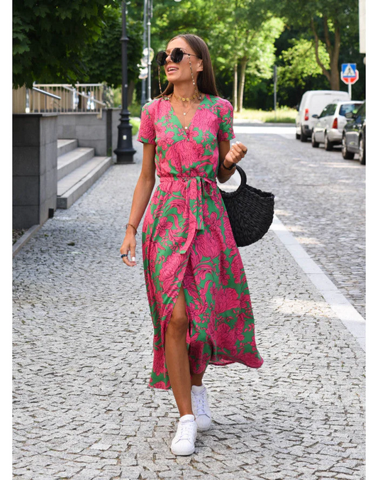 Rebecca | Stylish Floral Printed Maxi Dress