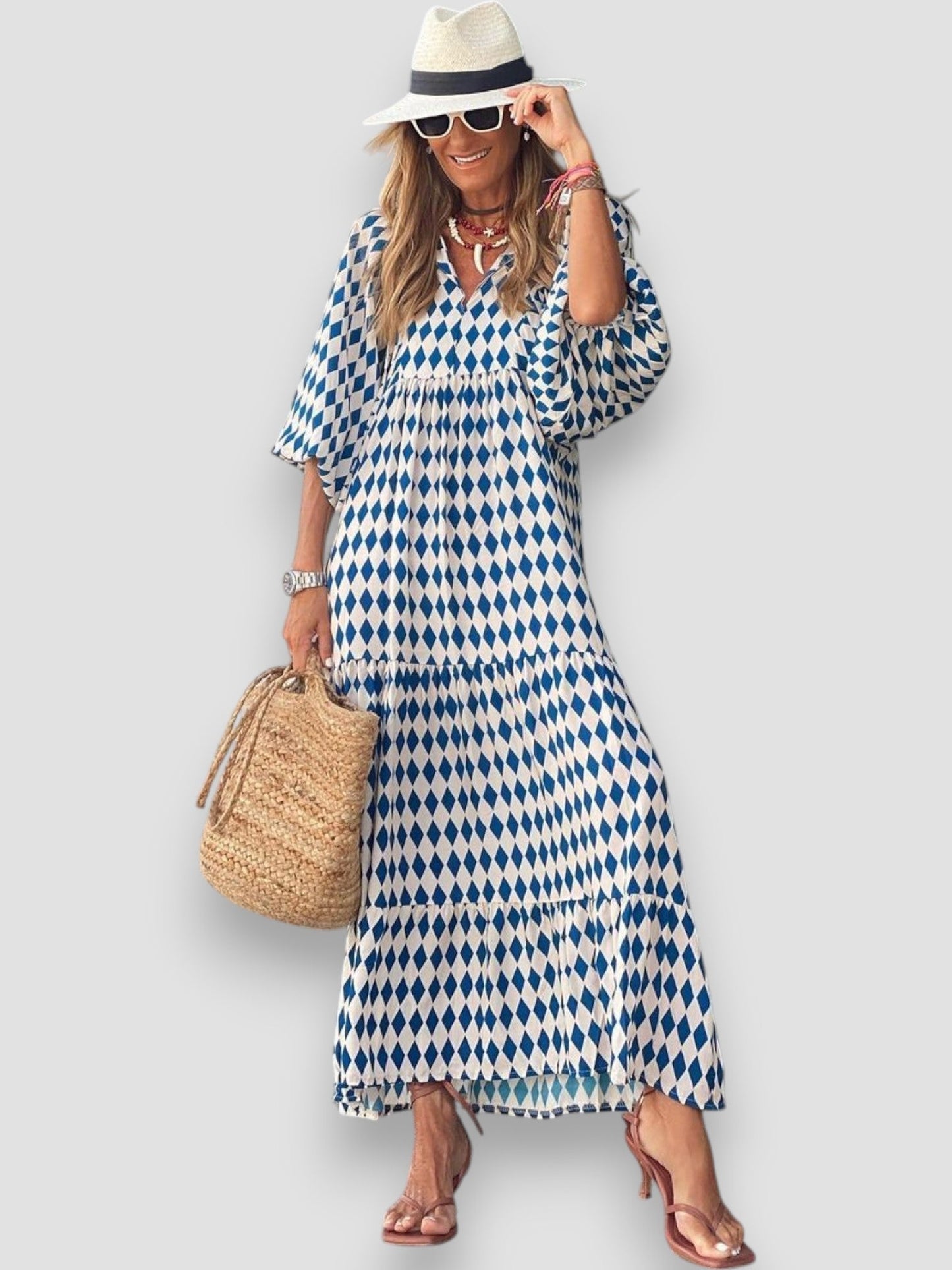 Donna | Stylish Vibrant Floral Dress