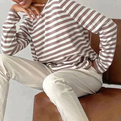 Emma | Casual Striped Knit Top