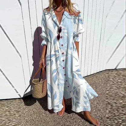 Bella | Casual Printed Relaxed Maxi Dress