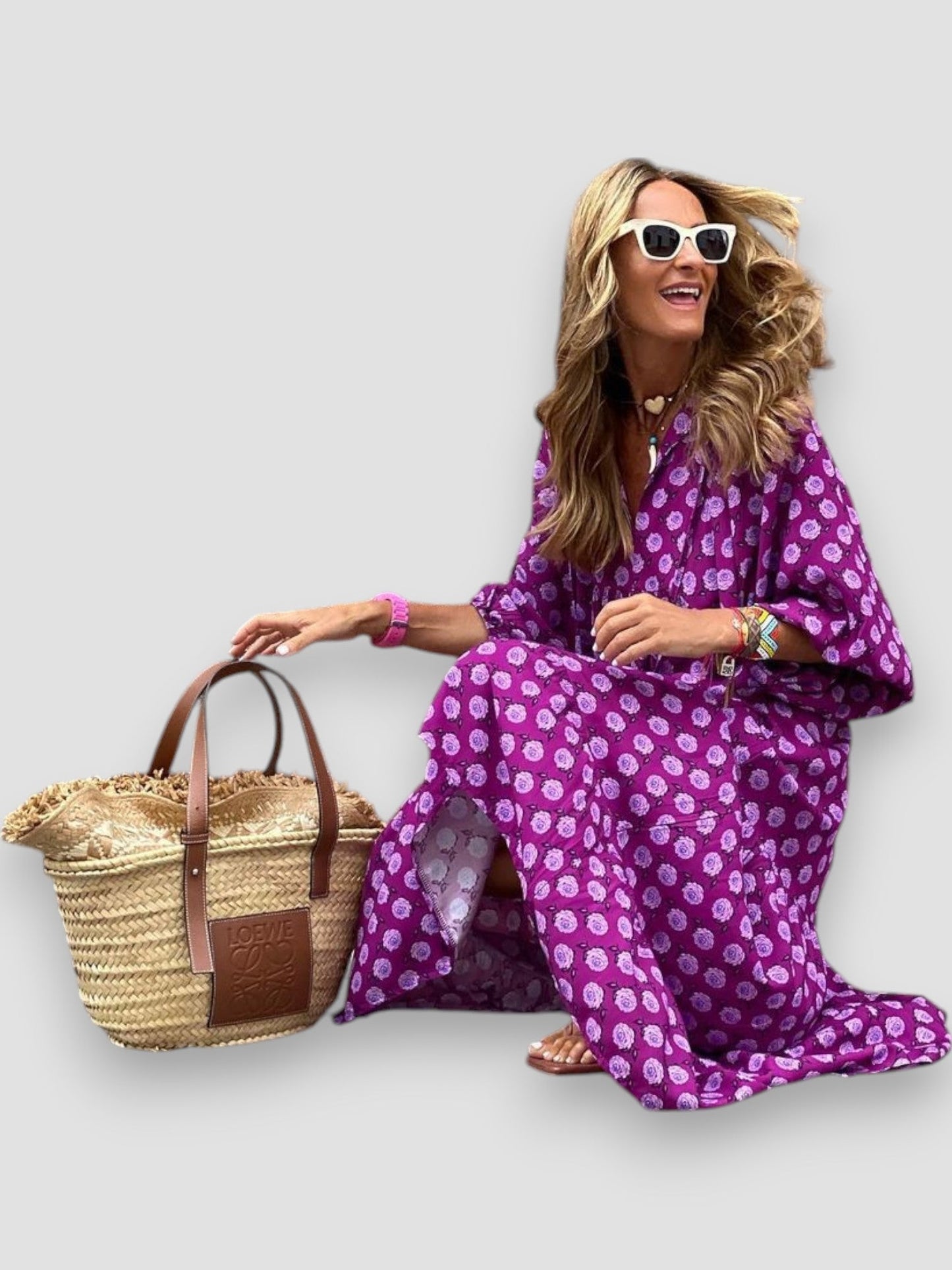 Donna | Stylish Vibrant Floral Dress