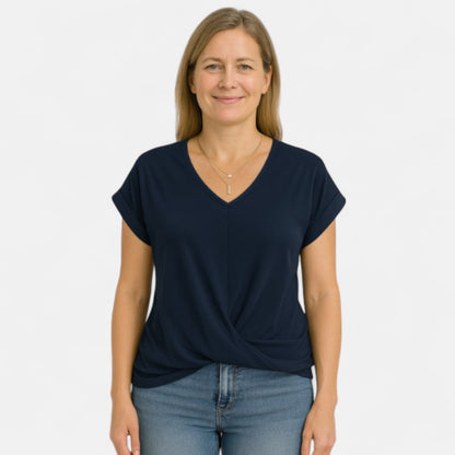 Nina™ | Casual Twist Top