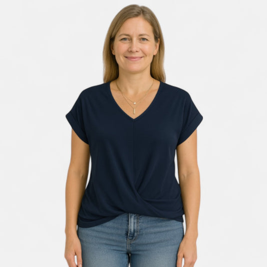 Nina™ | Casual Twist Top
