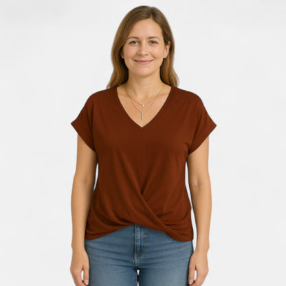 Nina™ | Casual Twist Top