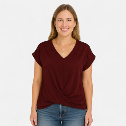 Nina™ | Casual Twist Top