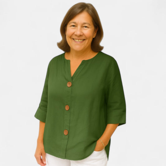 Nina™ | Comfortable Loose-Fit Blouse