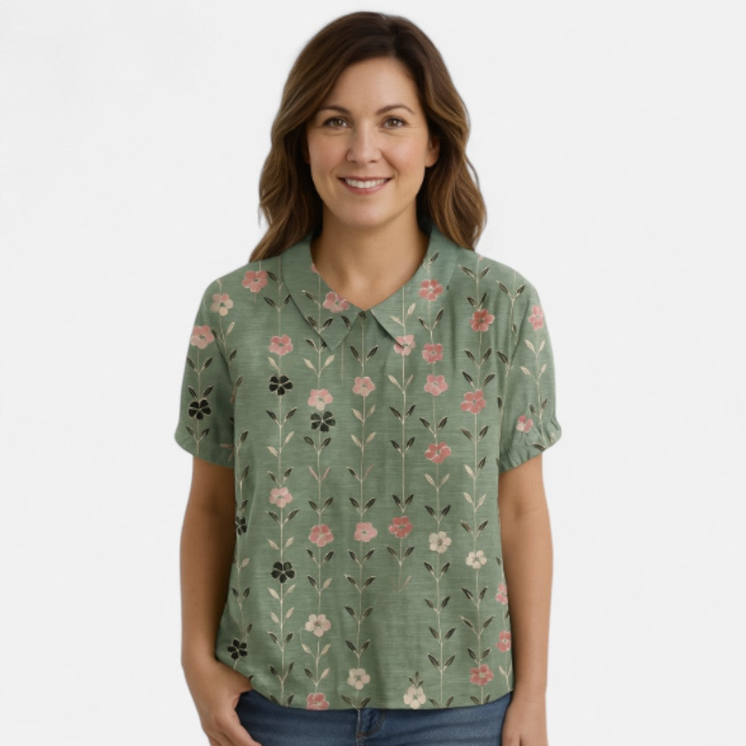 Nina™ | Floral Print Blouse
