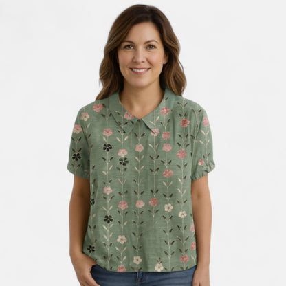 Nina™ | Floral Print Blouse