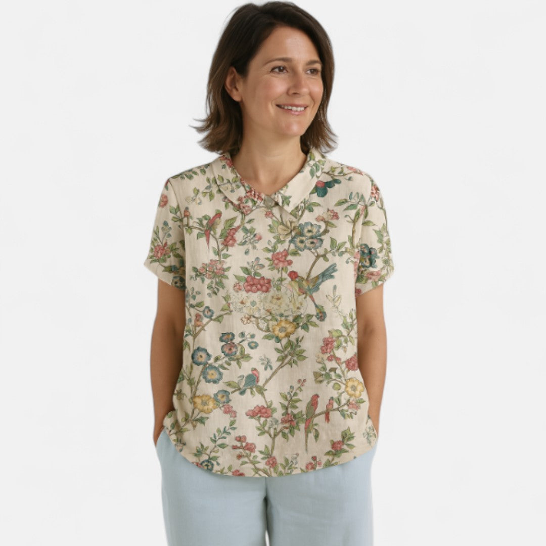 Nina™ | Floral Print Blouse