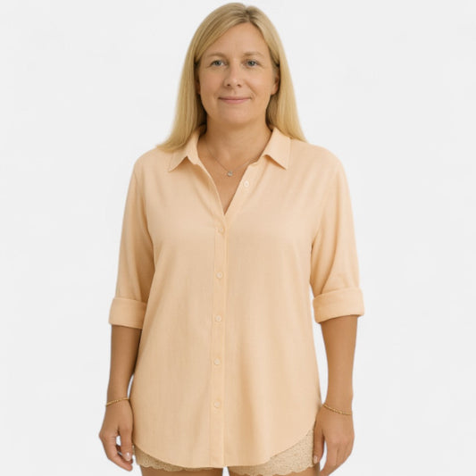 Nina™ | Linen Shirt Dress