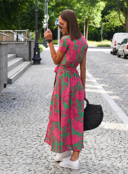 Rebecca | Stylish Floral Printed Maxi Dress