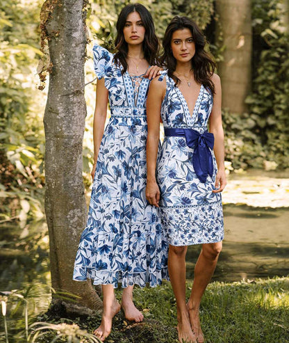 Bonnie | Elegant Floral Maxi Gown 