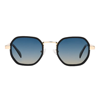 Torriana Black Black/Blue Lens Solbrille - PREMIUM