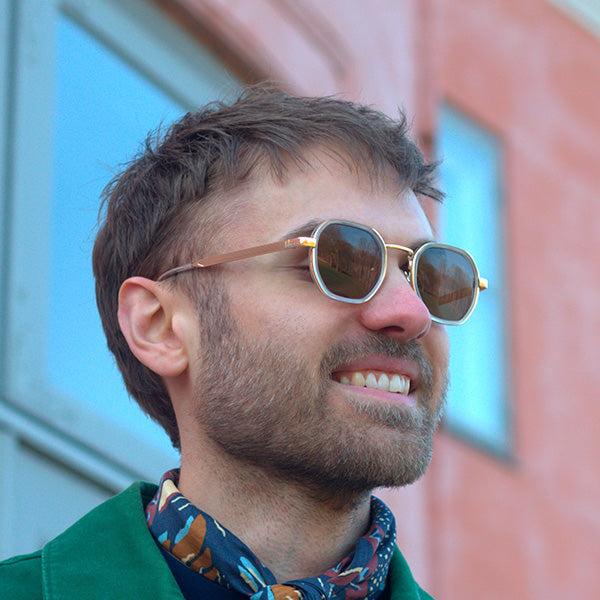 Torriana Gray Black/Brown Lens Solbrille - PREMIUM | MEN