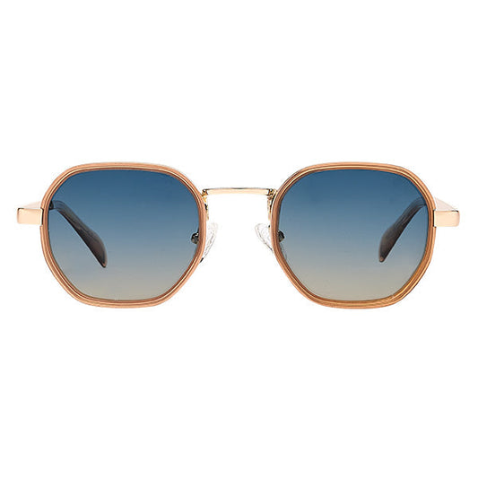Torriana Walnut Black/Blue Lens Solbrille - PREMIUM | WOMEN