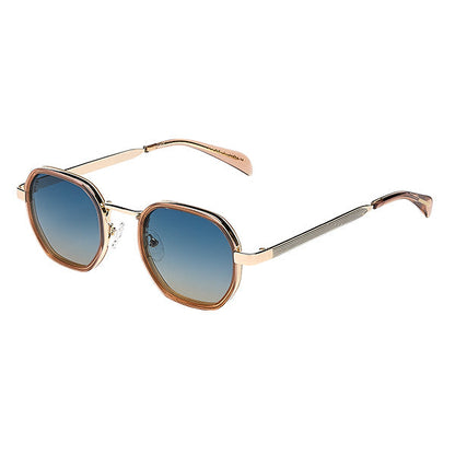 Torriana Walnut Black/Blue Lens Solbrille - PREMIUM | MEN