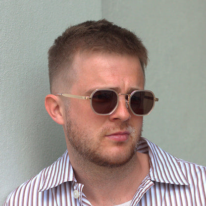 Torriana Clear Black/Brown Lens Solbrille - PREMIUM