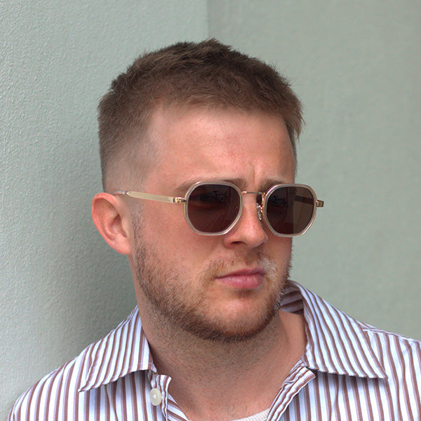 Torriana Clear Black/Brown Lens Solbrille - PREMIUM | MEN
