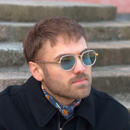 Torriana Clear Blue Lens Solbrille - PREMIUM | MEN
