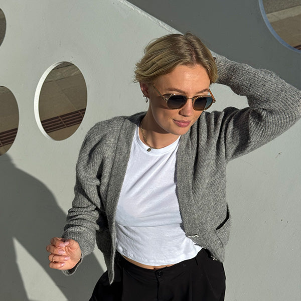 Torriana Walnut Black/Brown Lens Solbrille - PREMIUM | WOMEN