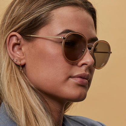 Trieste Gold Solbrille - PREMIUM | WOMEN
