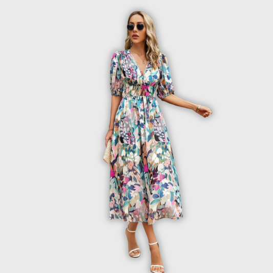Cassandra | Stylish Relaxed Fit Midi Dress 