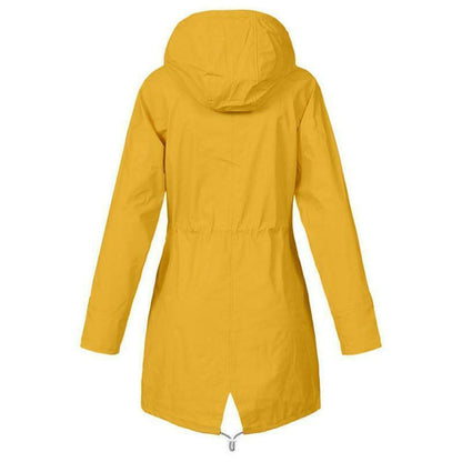 Sofia | Long Rainproof Hooded Coat