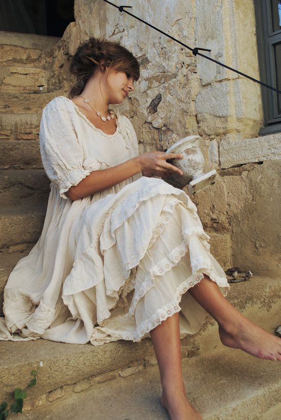 Claudia | Rustic Charm Ruffle Dress