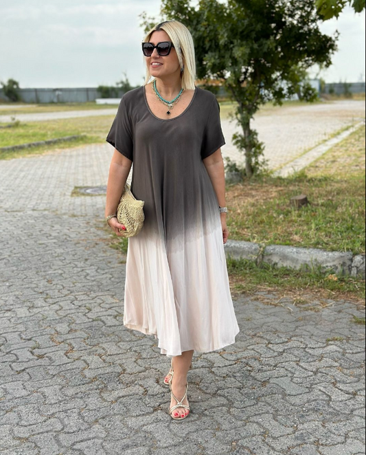 Manuela | Elegante jurk met korte mouwen