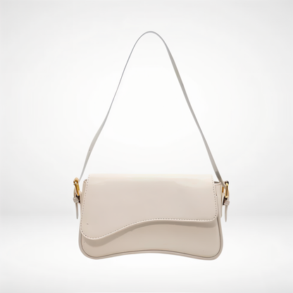 Erica | Curved Leather Shoulder Bag