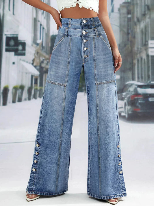 Anna | High-Waist Wide-Leg Jeans