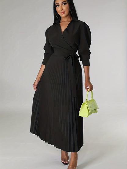 Donna | Pleated Wrap Dress for Women