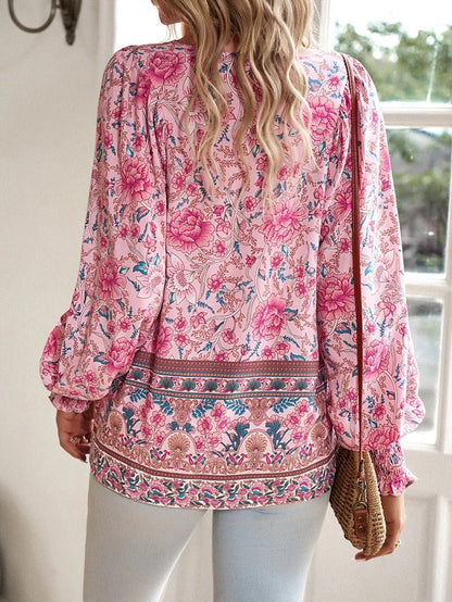 Emma | Summer Floral Top