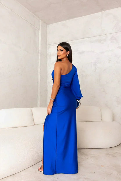 Edith | Elegant One-Shoulder Twist Dress 