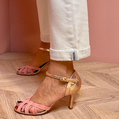 Claudia | Stylish Ankle Strap Heels 