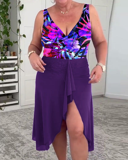 Victoria | Floral Print Swimwear Set