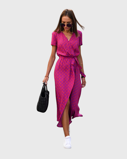 Natalie | Stylish Print Casual Maxi Dress