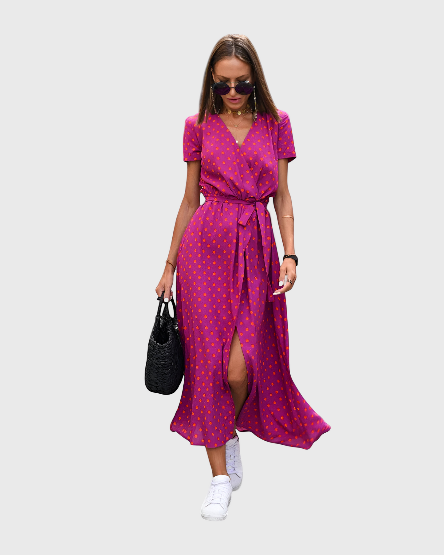 Natalie | Stylish Print Casual Maxi Dress