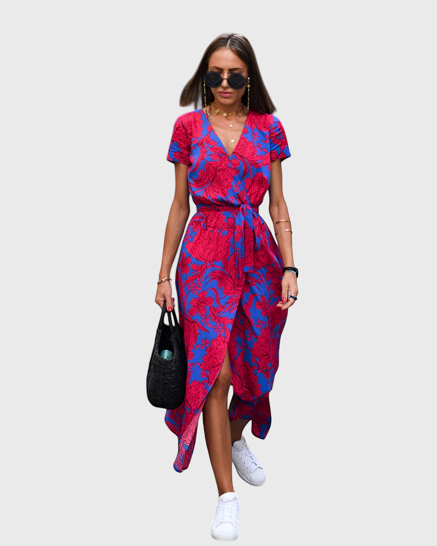 Natalie | Stylish Print Casual Maxi Dress