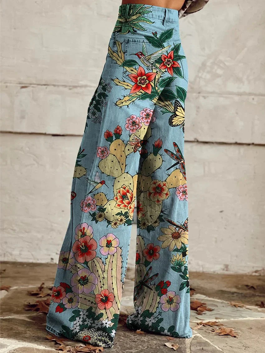 April | Relaxed Flowing Palazzo Pants
