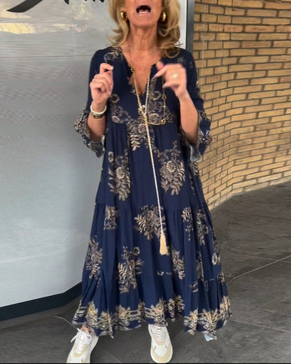 Susan | Elegant Boho Maxi Dress
